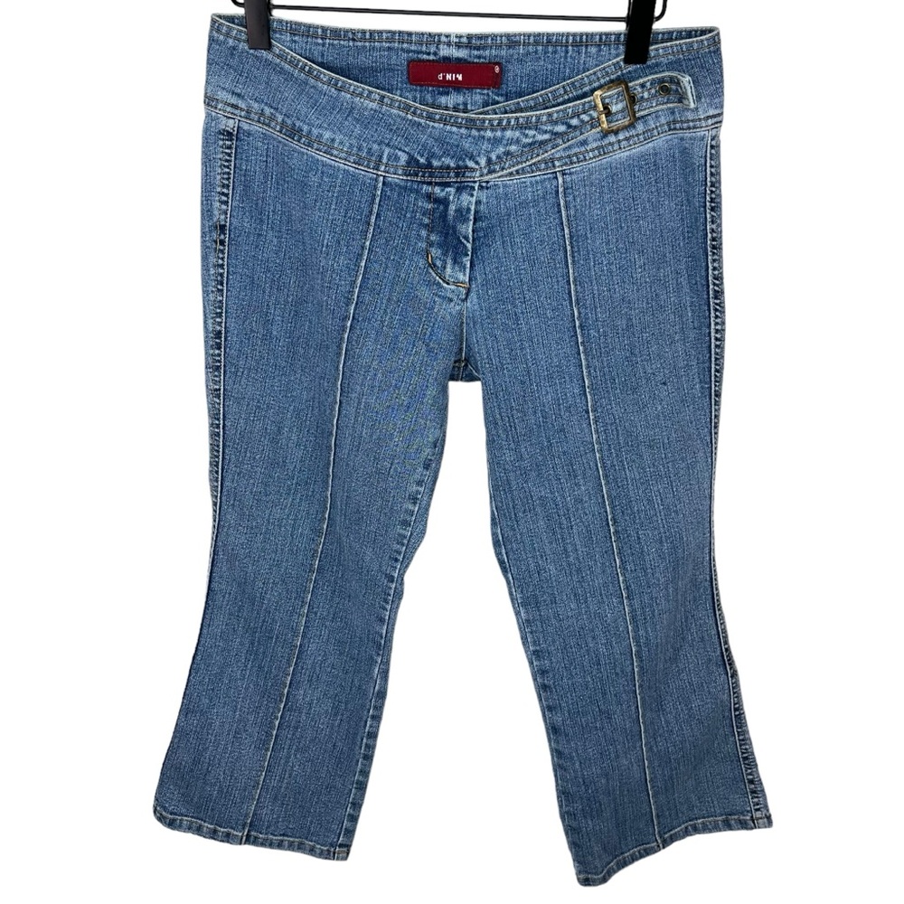 Y2K Super Low‎ Rise Denim Capris